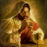 Jesus with Lord's Supper cup